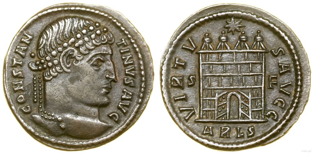 Cesarstwo Rzymskie, follis, 327