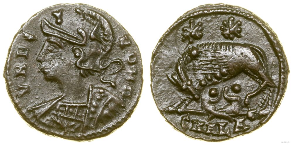 Cesarstwo Rzymskie, follis, (333–335)