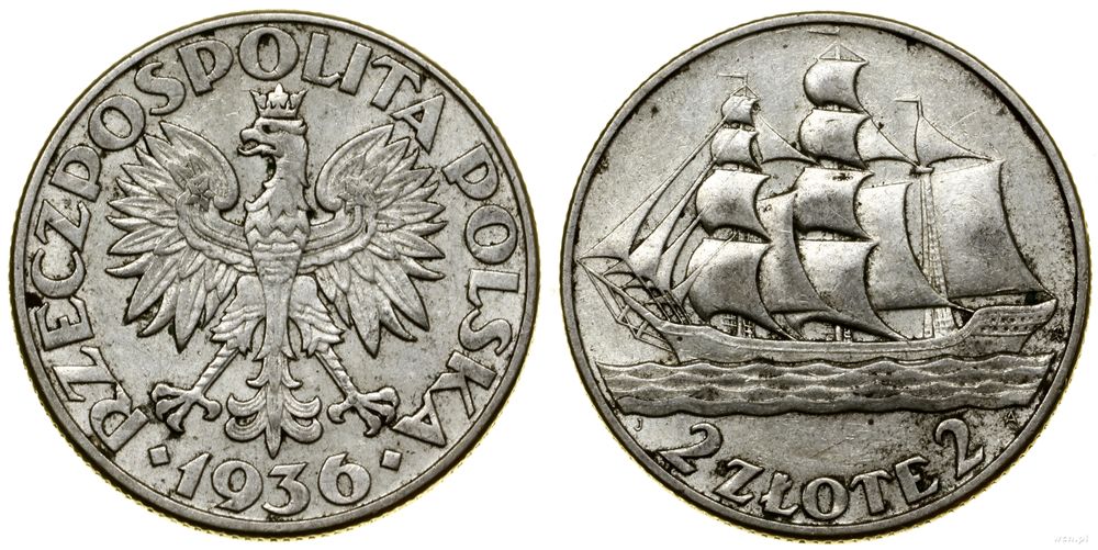 Polska, 2 złote, 1936