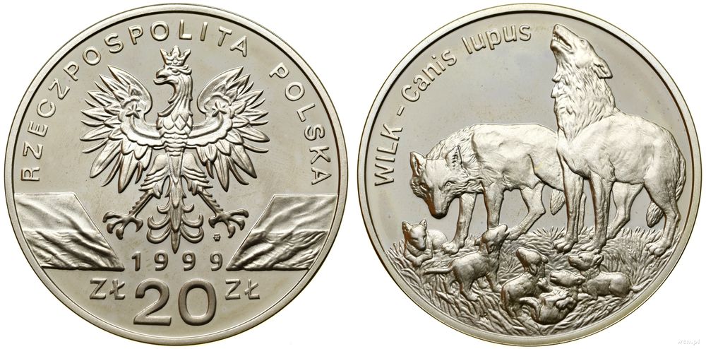 Polska, 20 złotych, 1999