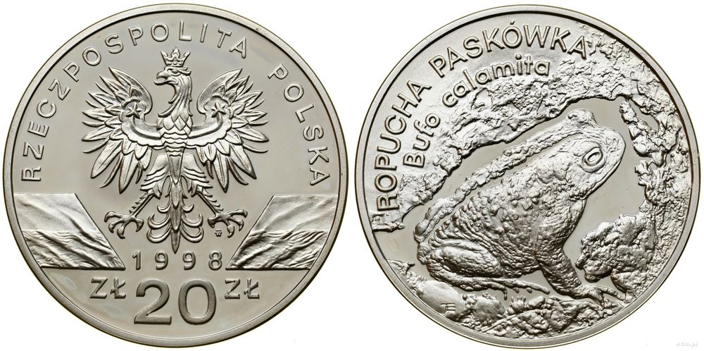 Polska, 20 złotych, 1998