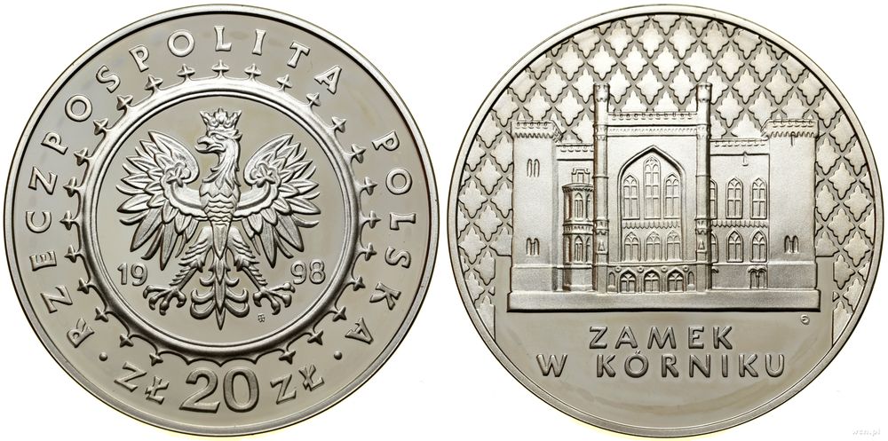 Polska, 20 złotych, 1998