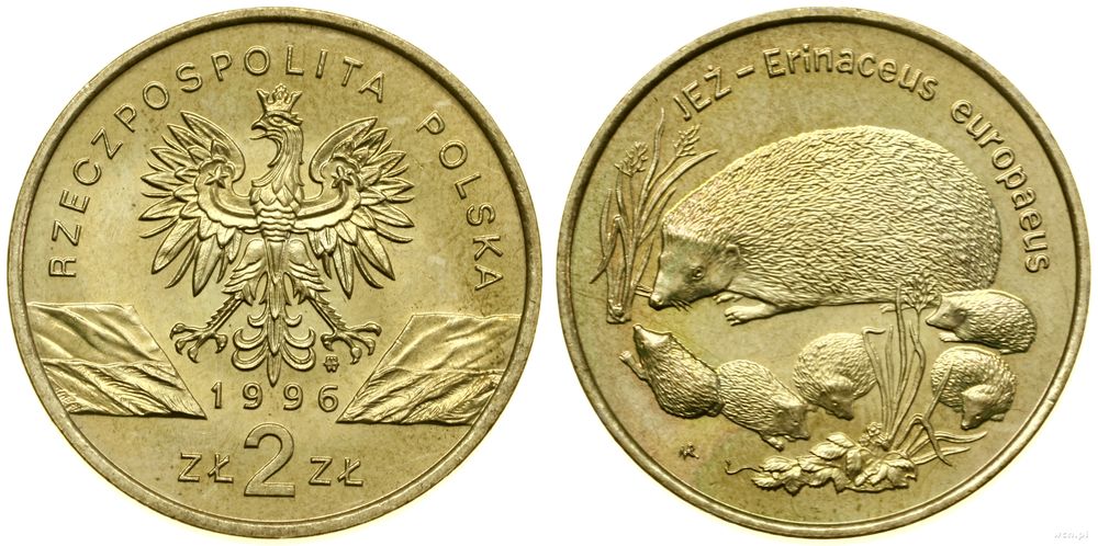 Polska, 2 złote, 1996