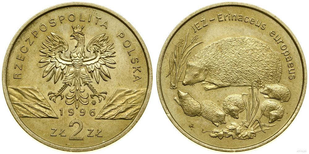 Polska, 2 złote, 1996