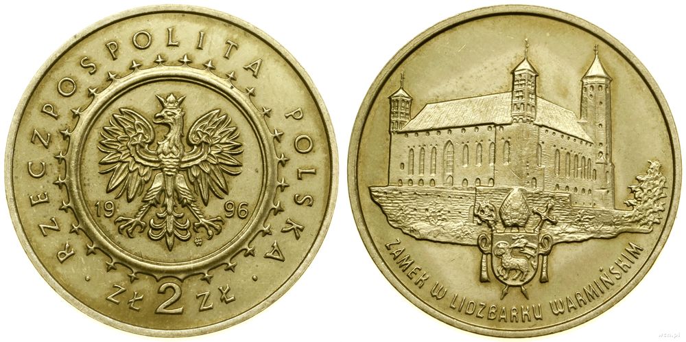 Polska, 2 złote, 1996