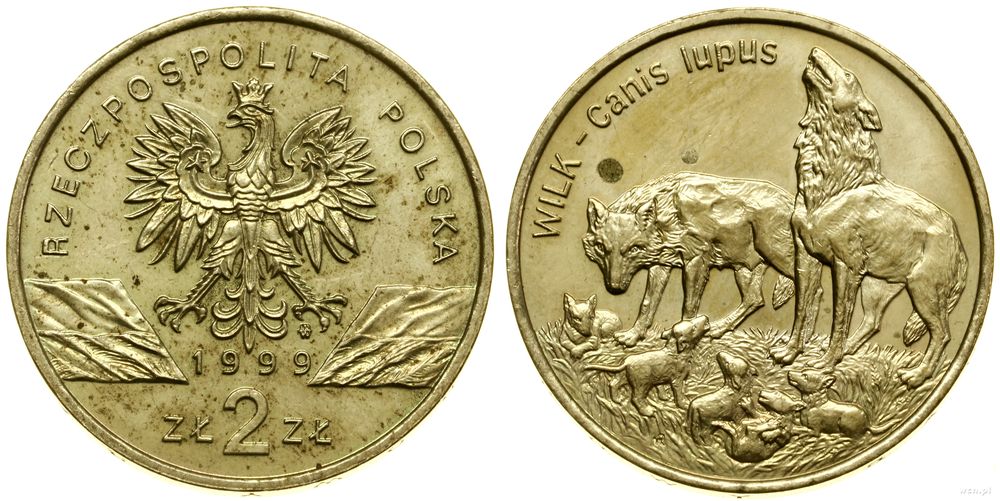 Polska, 2 złote, 1999