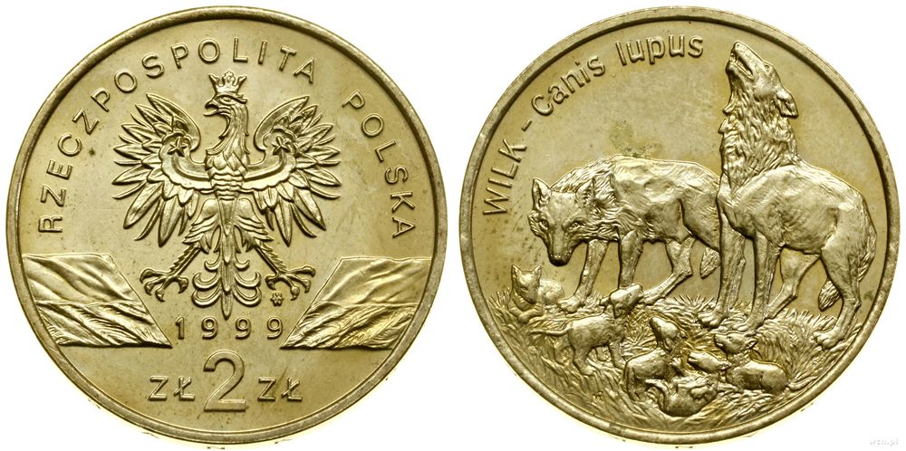Polska, 2 złote, 1999