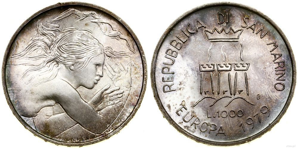 San Marino, 1.000 lirów, 1979