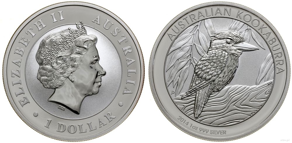 Australia, 1 dolar, 2014