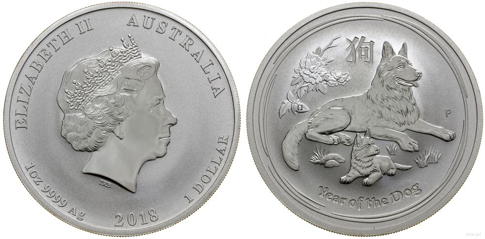Australia, 1 dolar, 2018