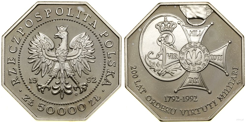 Polska, 50.000 złotych, 1992