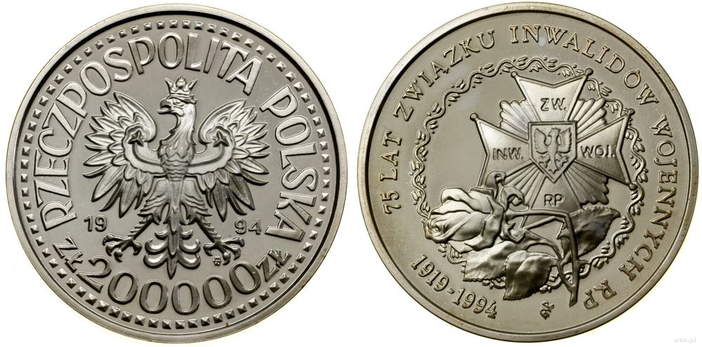 Polska, 200.000 złotych, 1994