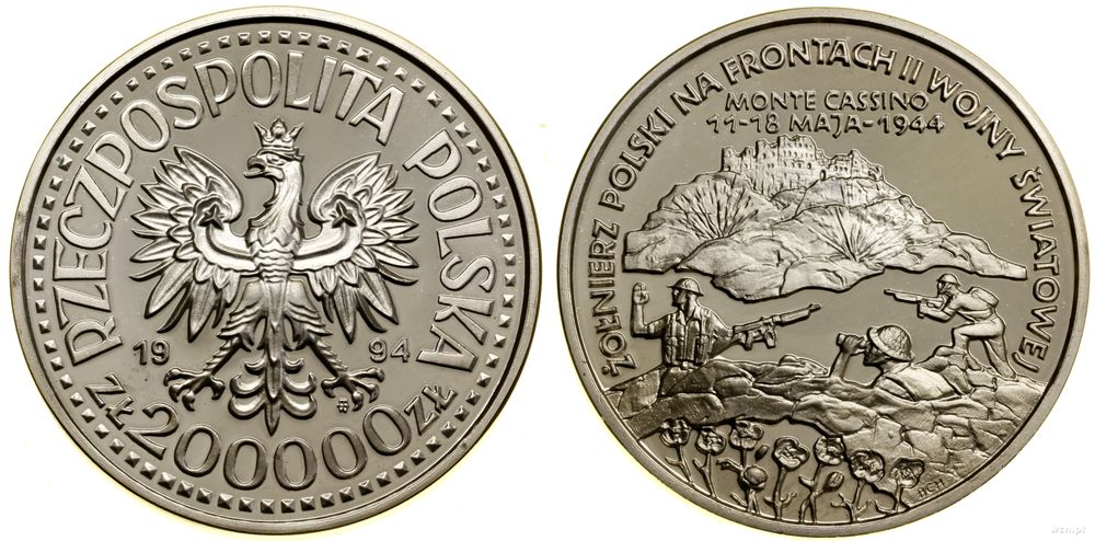 Polska, 200.000 złotych, 1994