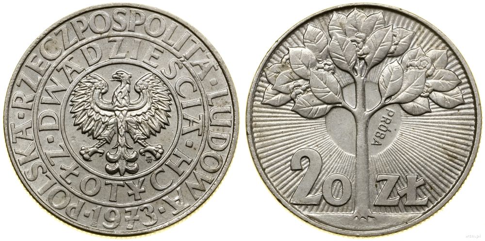 Polska, 20 złotych, 1973