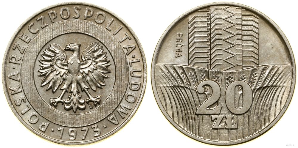 Polska, 20 złotych, 1973