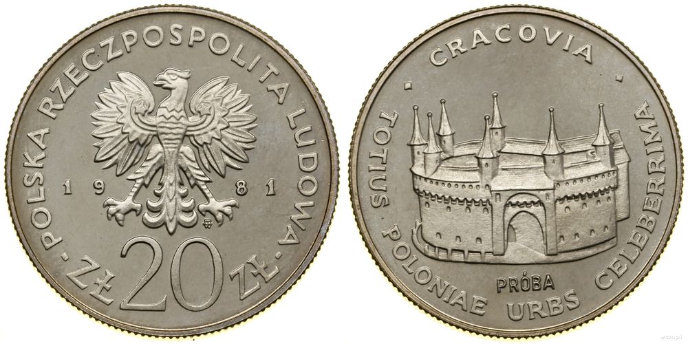 Polska, 20 złotych, 1981