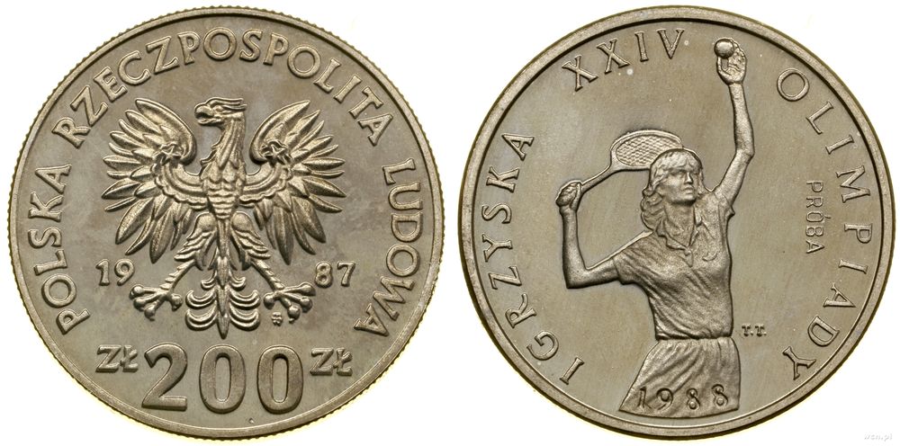 Polska, 200 złotych, 1987