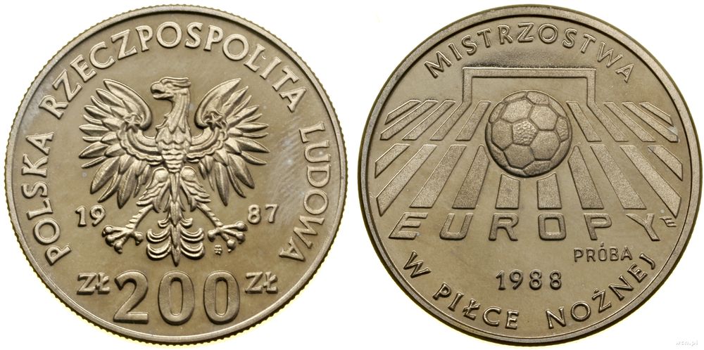 Polska, 200 złotych, 1987