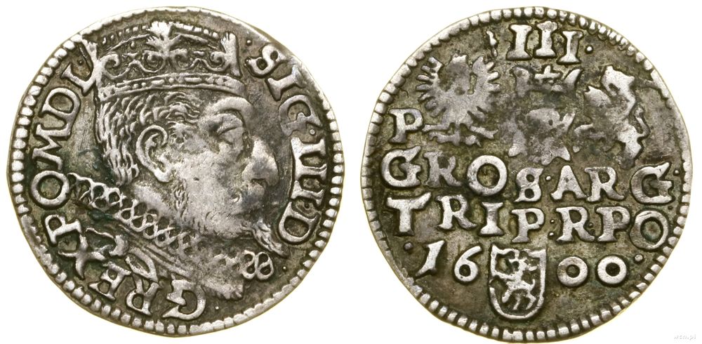 Polska, trojak, 1600