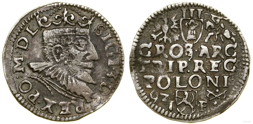 Polska, trojak, 1593