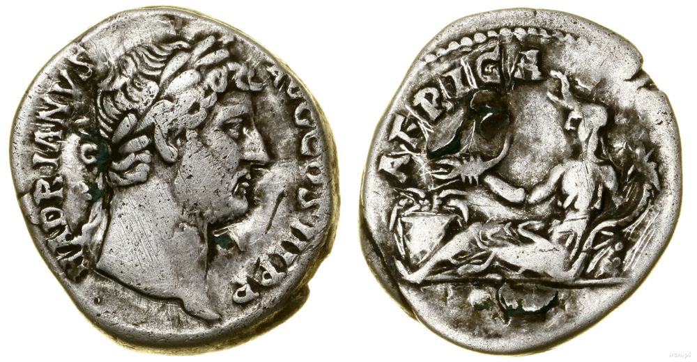 Cesarstwo Rzymskie, denar, (117–138)