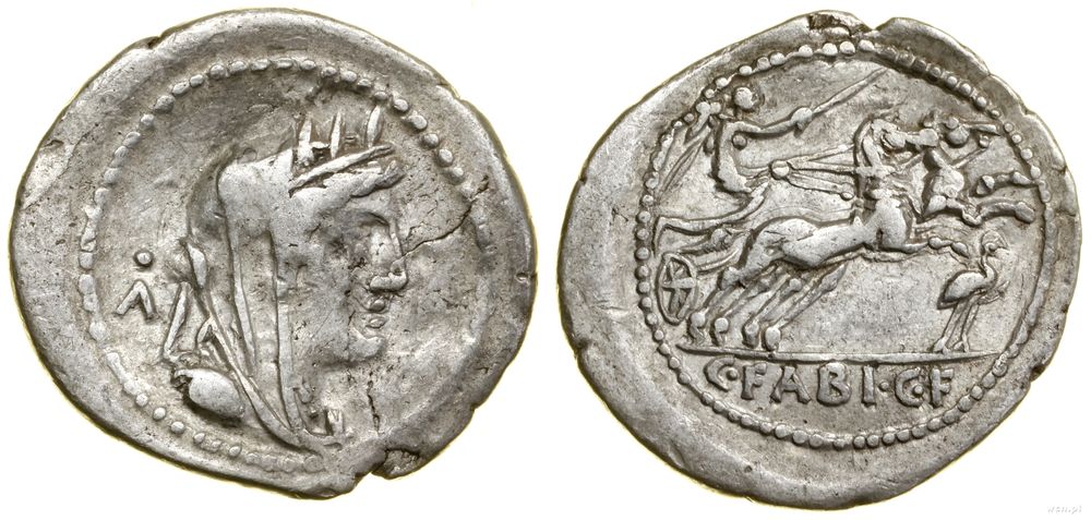 Republika Rzymska, denar, (102 pne)
