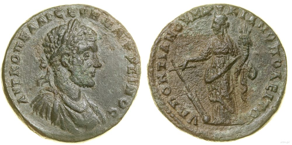 Rzym prowincjonalny, brąz, (217–218)