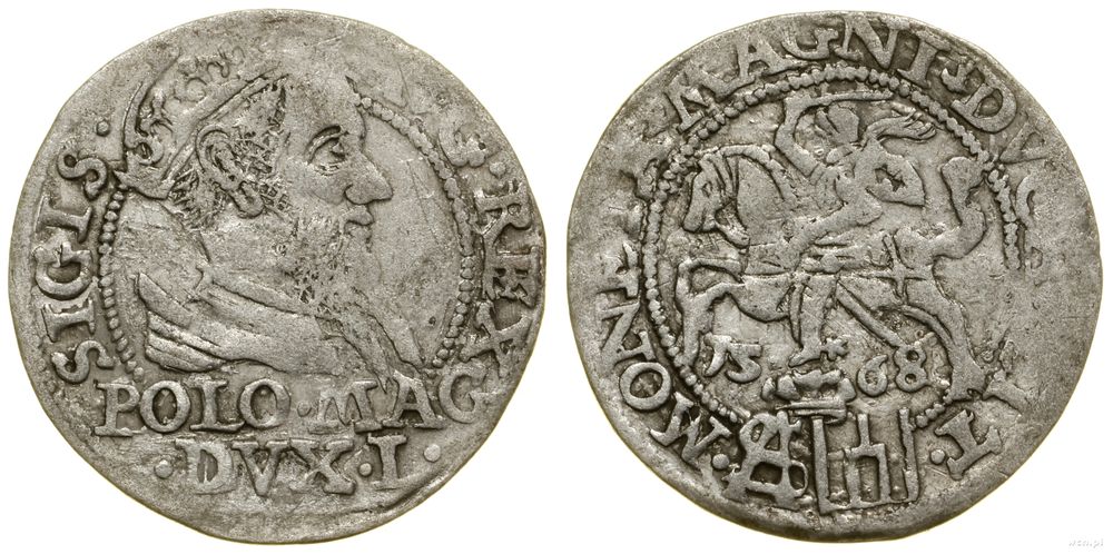 Polska, grosz, 1568