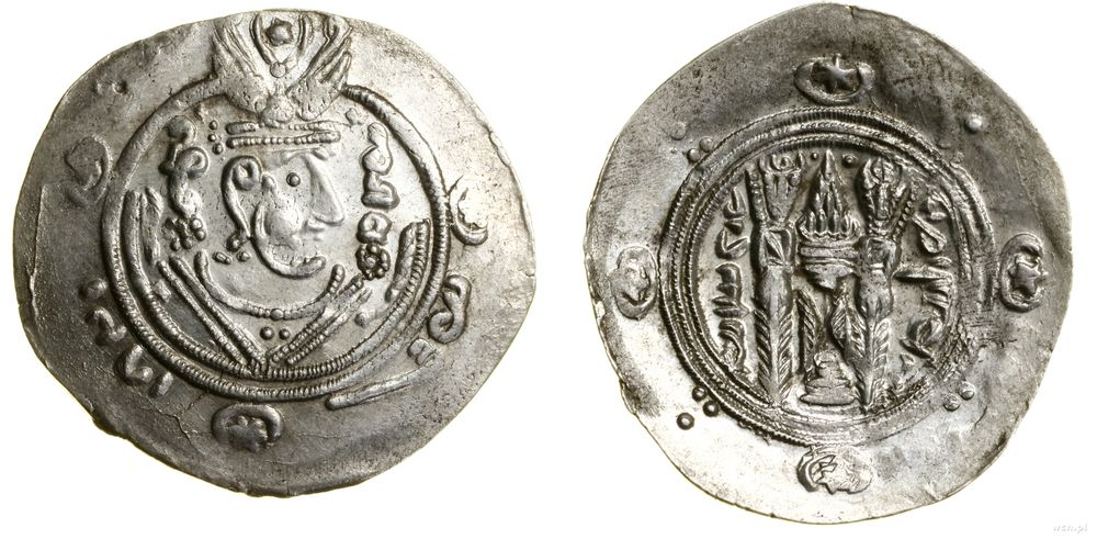 Tabarystan (Tapuria) - gubernatorzy abbasyccy, hemidrachma, 135 PYE (AD 786/787)