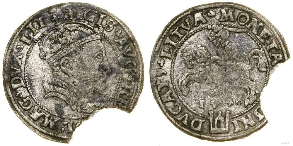 Polska, grosz na stopę litewską, 1546
