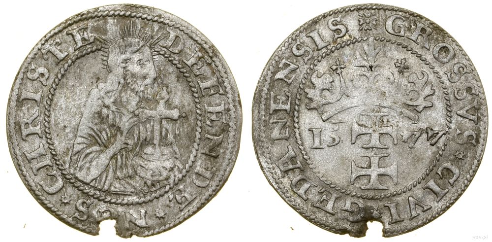 Polska, grosz, 1577