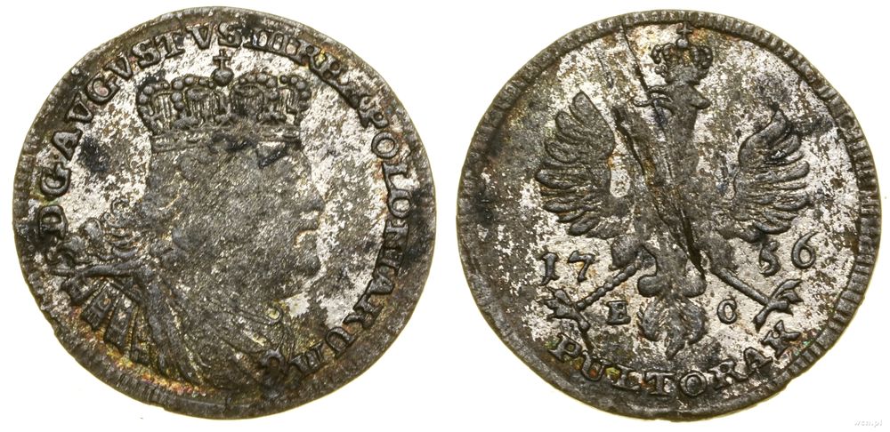 Polska, półtorak, 1756 EC