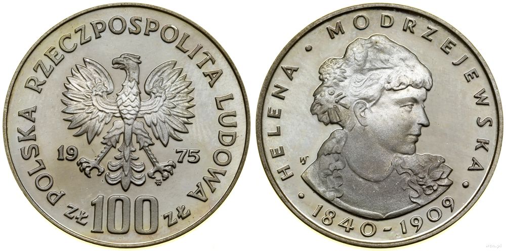 Polska, 100 złotych, 1975