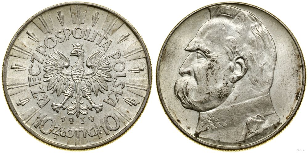 Polska, 10 złotych, 1939