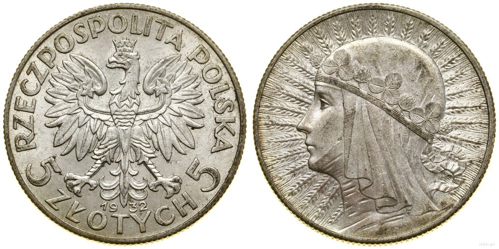Polska, 5 złotych, 1932