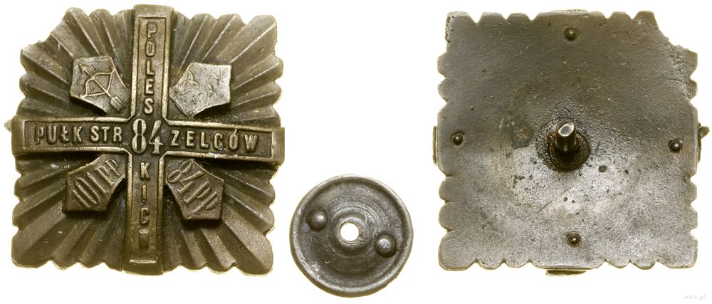 Polska, 84. Pułk Strzelców Poleskich – oficerska odznaka pamiątkowa (KOPIA)