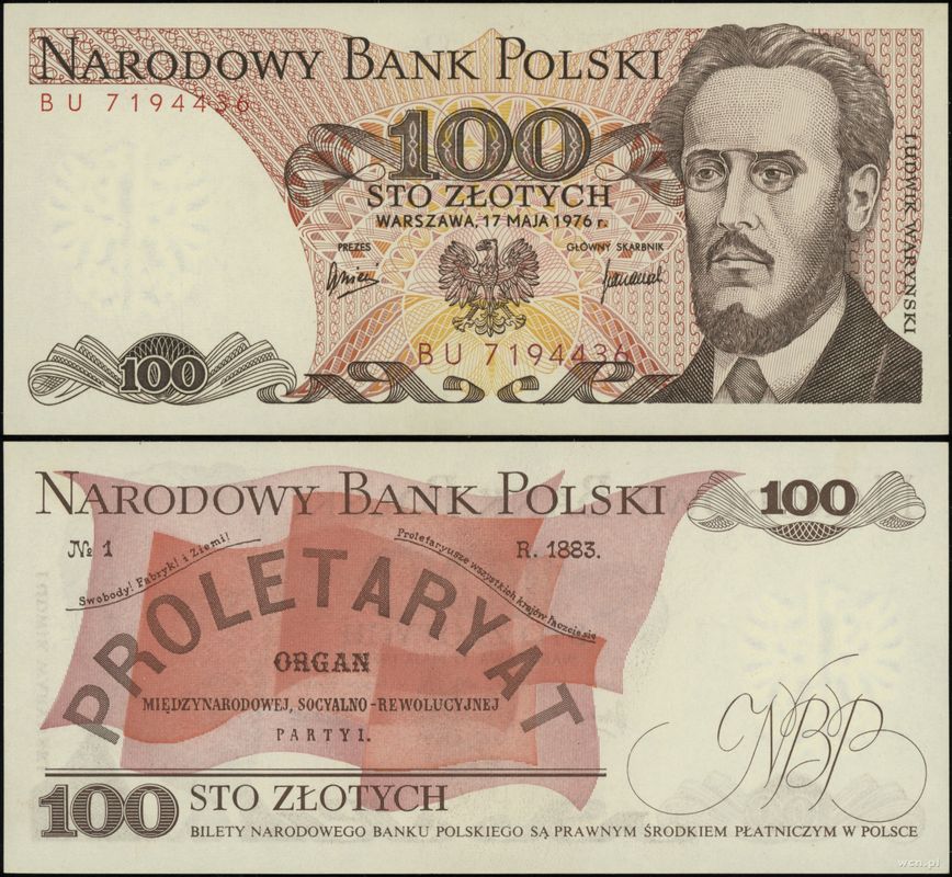 Polska, 100 złotych, 17.05.1976