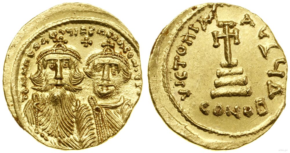 Bizancjum, solidus, (629–631)