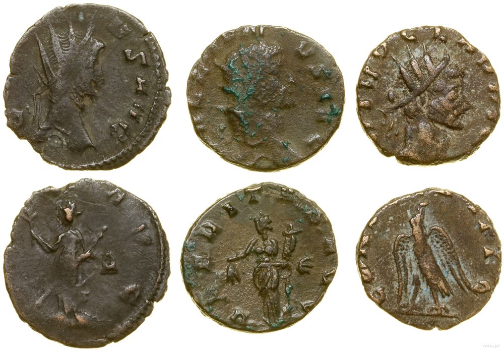 Cesarstwo Rzymskie, zestaw 3 x antoninian bilonowy