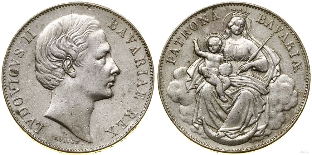 Niemcy, talar (Vereinstaler), bez daty (1865)