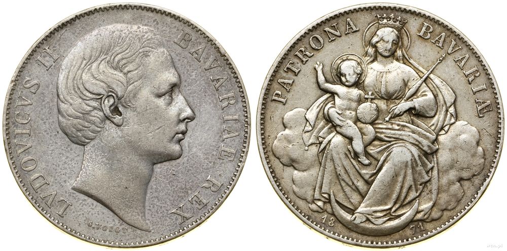 Niemcy, talar (Vereinstaler), 1871