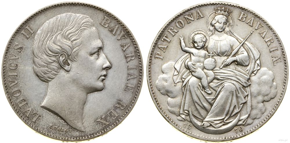 Niemcy, talar (Vereinstaler), 1870