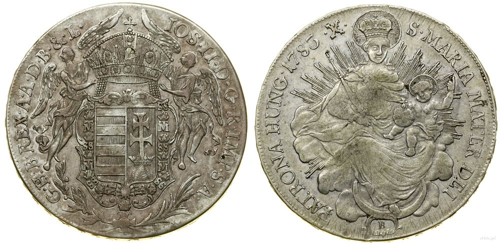 Węgry, talar, 1783 B