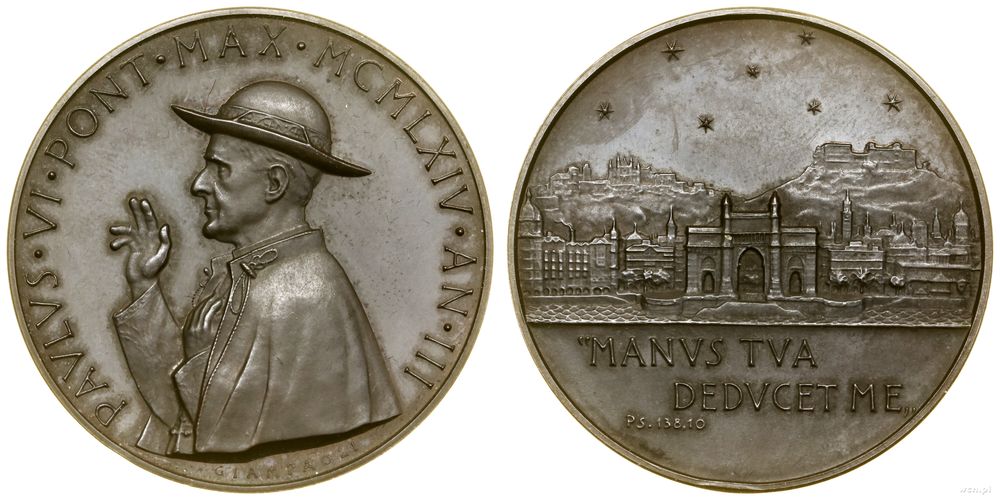 Watykan, wizyta na Ziemi Świętej, w Orvieto i Monte Cassino, 1965