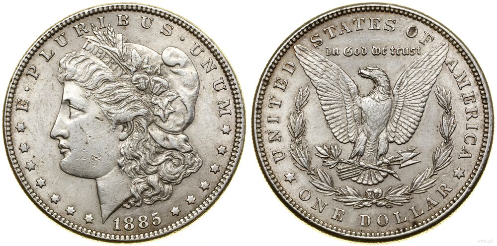 Stany Zjednoczone Ameryki (USA), 1 dolar, 1885