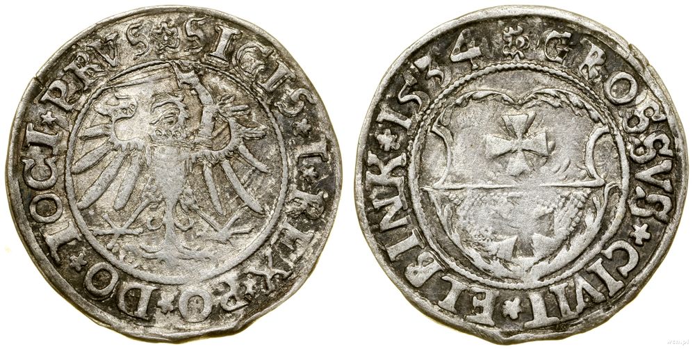 Polska, grosz, 1534