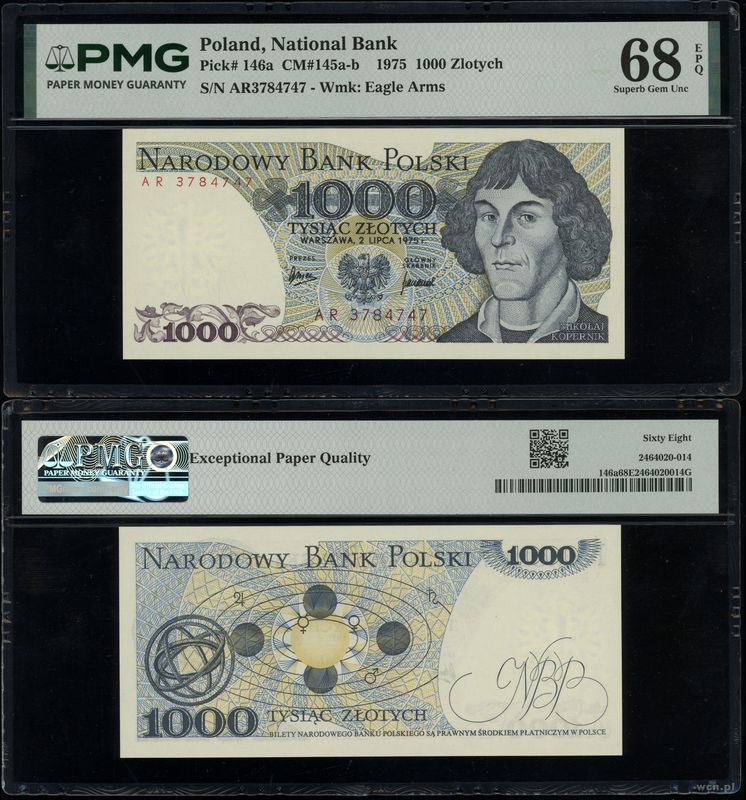 Polska, 1.000 złotych, 2.07.1975