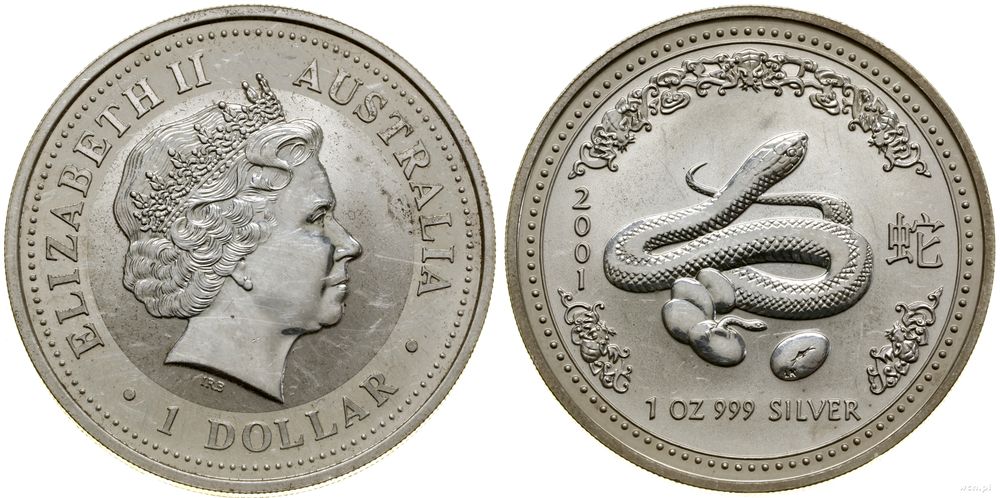 Australia, 1 dolar, 2001