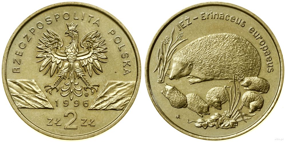 Polska, 2 złote, 1996
