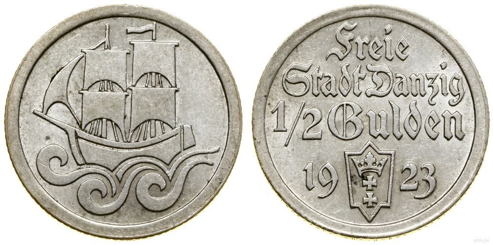 Polska, 1/2 guldena, 1923